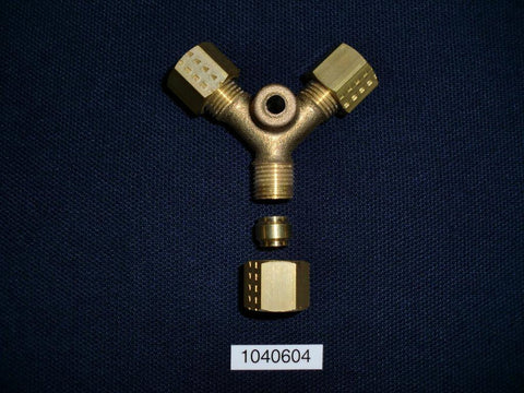 6mm Equal Y with Bulkhead Mount, 1040604