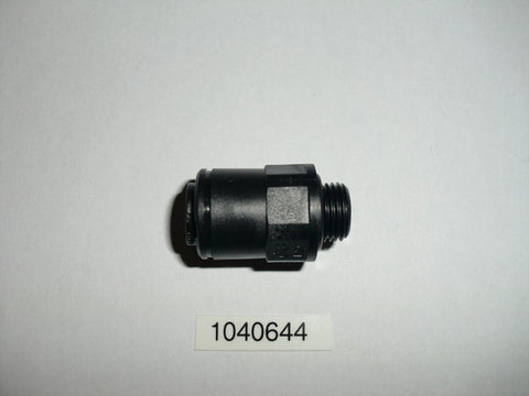 6mm - 1/8 BSPP Straight Adaptor Plastic, 1040644 (Package of 10)